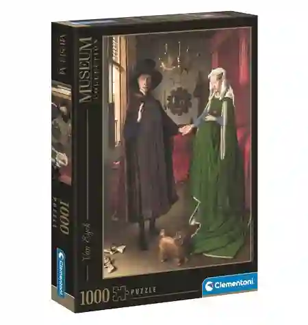 Puzzle 1000 Museo Matrimonio Arnolfini, J. V. Eyck - Clementoni