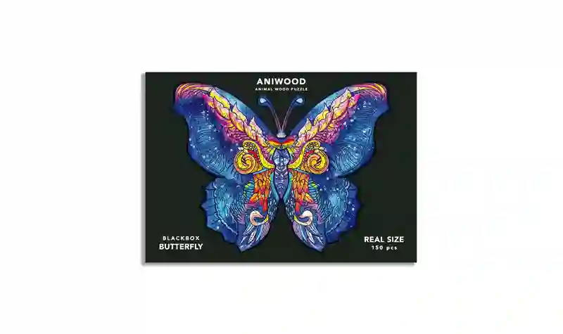 Puzzle 150 Madera MD - Mariposa - Aniwood