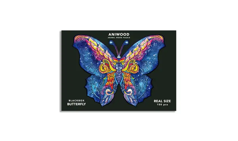 Puzzle 150 Madera MD - Mariposa - Aniwood
