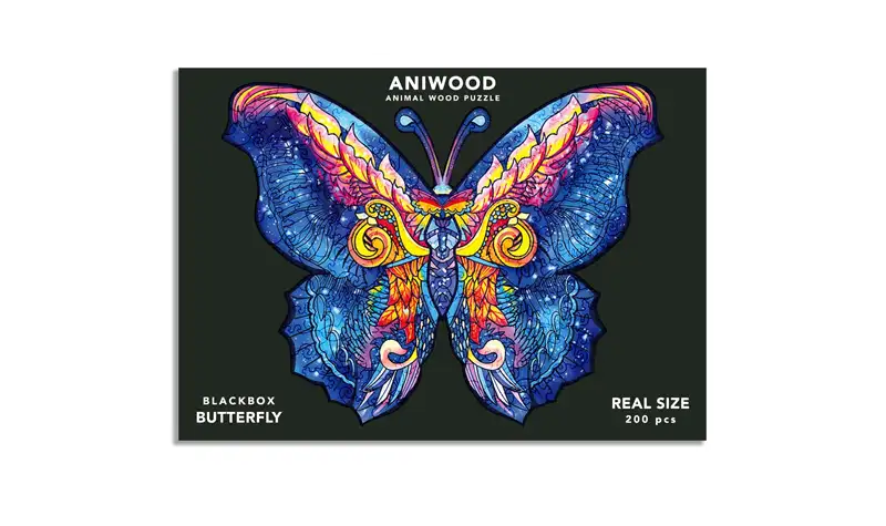 Puzzle 200 Madera Gr - Mariposa - Aniwood