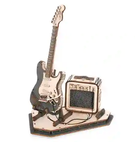 Construcción de Madera Guitarra Eléctrica