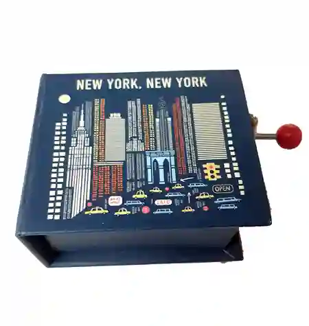 Organillo Musical Con Caja - Nueva York, Sinatra