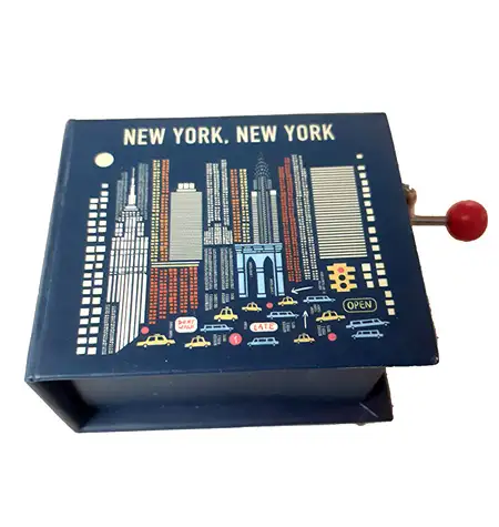 Organillo Musical con Caja - New York, Sinatra