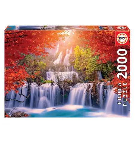 Puzzle 2000 Cascada en Tailandia - Educa