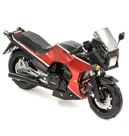 Modelo de metal Moto Kawasaki GPZ 900R ROJA