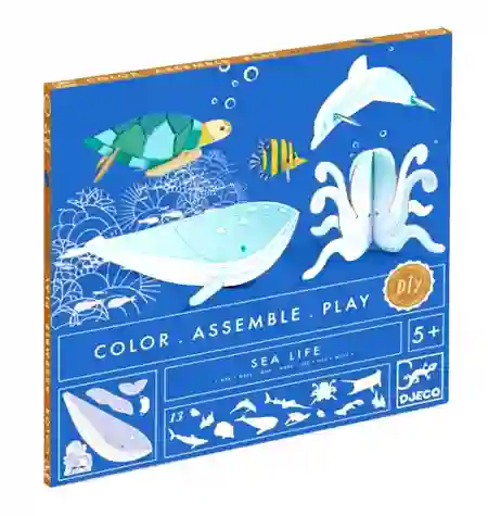 Color + Assemble + Play - El Océano