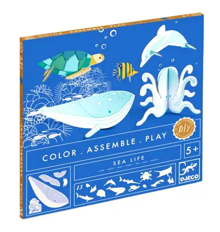 Color + Assemble + Play - El Océano