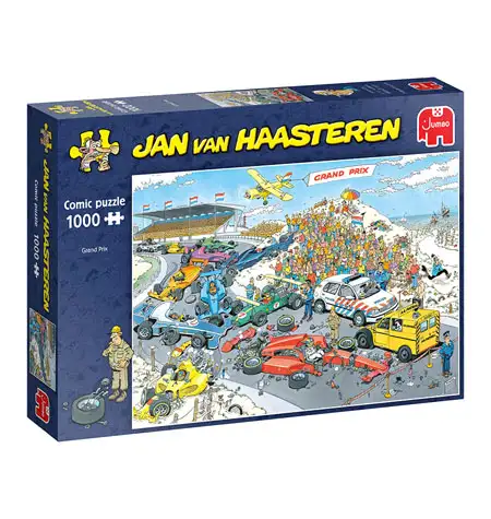 Puzzle 1000 Cómic Jan Van Haasteren - Gran Premio - Jumbo