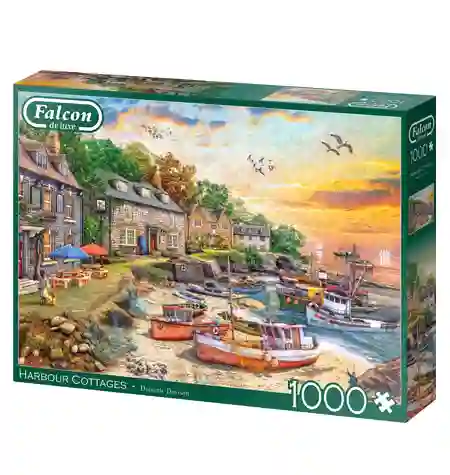Puzzle 1000 Harbor Cottages - Falcon