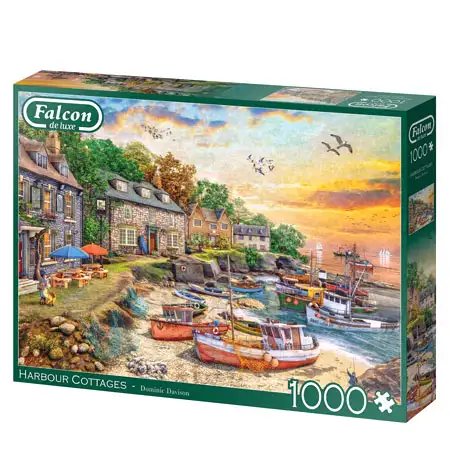 Puzzle 1000 Harbour Cottages - Falcon