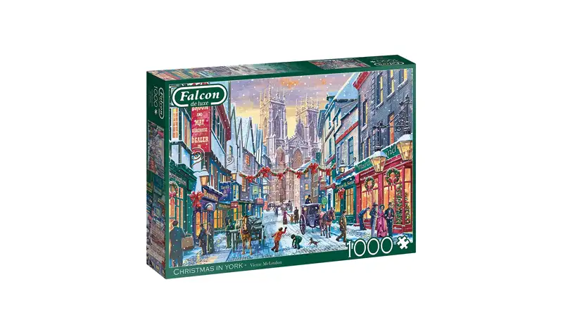Puzzle 1000 Navidad en York - Falcon