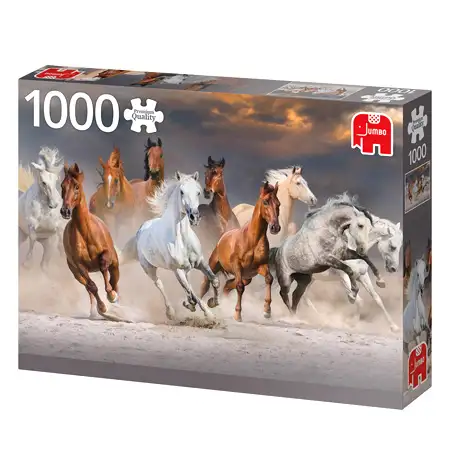 Rompecabezas 1000 Caballos del desierto - jumbo