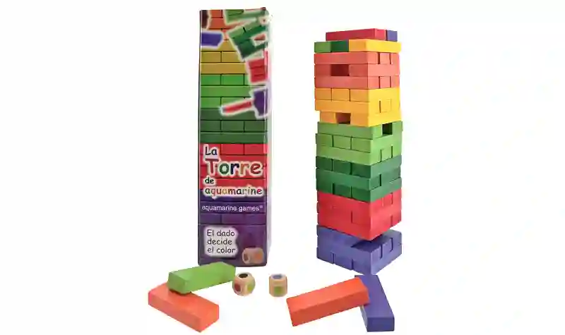 Jenga de Colores - La Torre Pequeña
