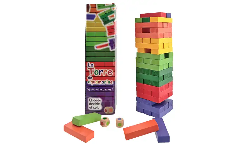 Jenga de Colores - La Torre Pequeña