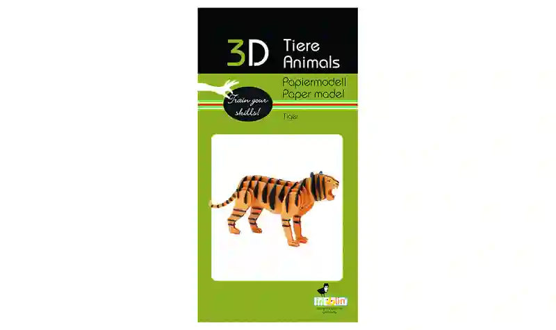 Modelo de papel - Tigre