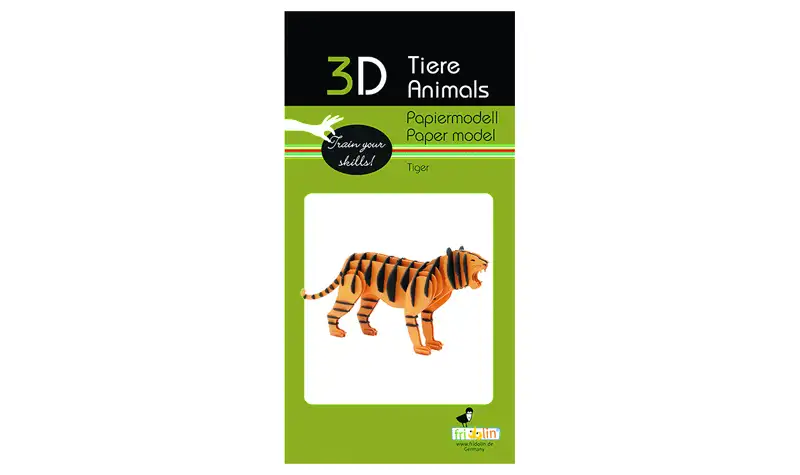 Modelo de papel - Tigre