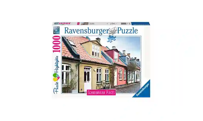 Puzzle 1000 Aarhus, Dinamarca - Ravensburger