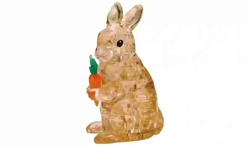 Rompecabeza Puzzle 3d Metacrilato - Conejo