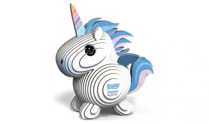 EUGY Armar Unicornio Azul