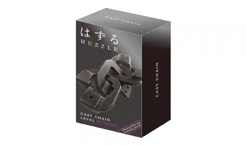 Rompecabezas de metal Hanayama Cast - Cadena Nivel 6