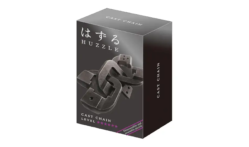 Rompecabezas de metal Hanayama Cast - Cadena Nivel 6