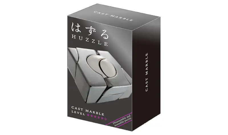El elenco de Hanayama de Metal Rompecabezas de Metal - Marble Nivel 5