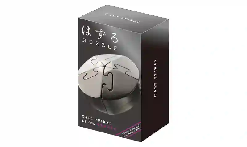 Rompecabezas de metal Hanayama elenco - Spiral Nivel 5