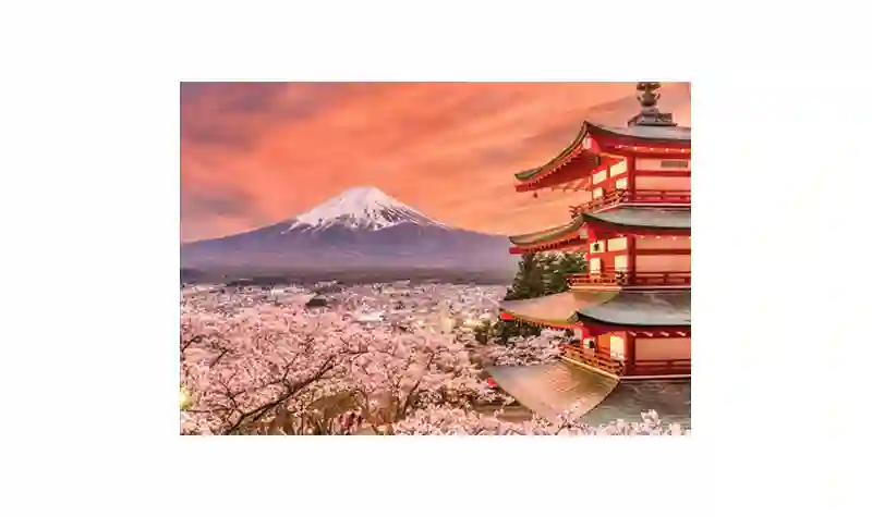 Puzzle 1000 MINI - Monte Fuji, Japón - Cheatwell