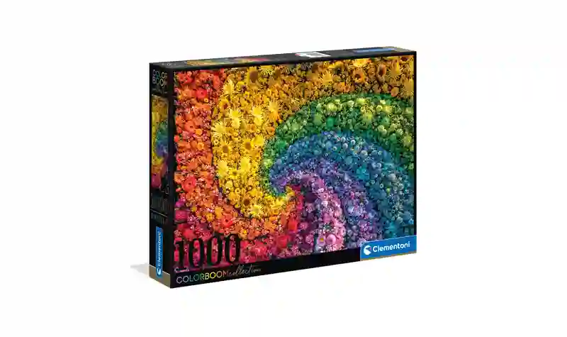 Puzzle 1000 Colorboom Whirl Flores - Clementoni
