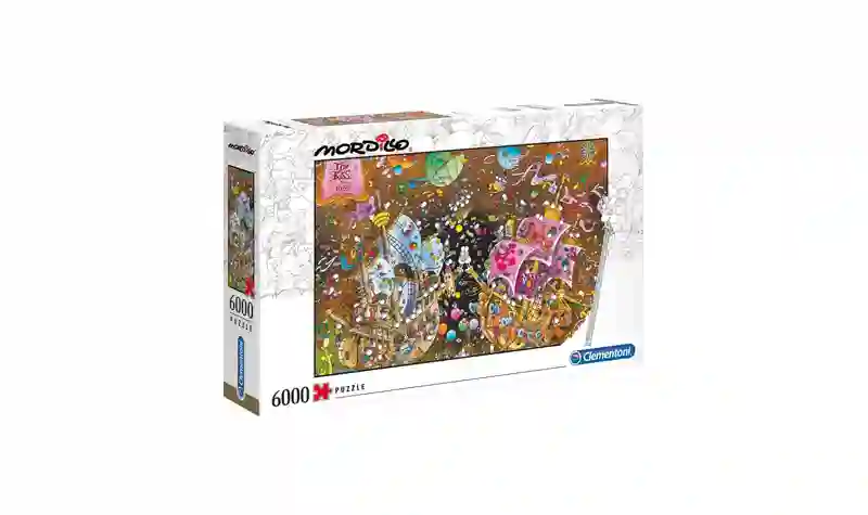 Puzzle 6000 Cómic Mordillo - The Kiss - Clementoni