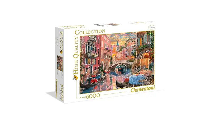 Rompecabezas 6000 atardecer en Venecia - Clementoni