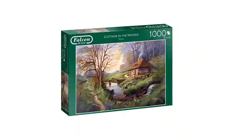 Puzzle 1000 Cottage in the Woods - Falcon