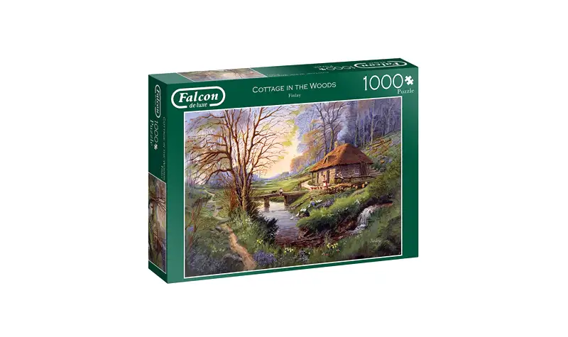 Puzzle 1000 Cottage in the Woods - Falcon