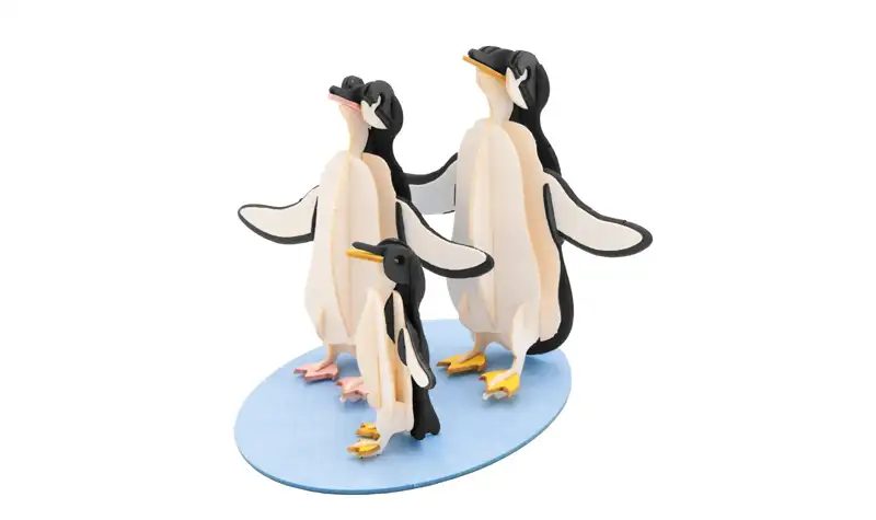 Modelo de papel - Pingüinos