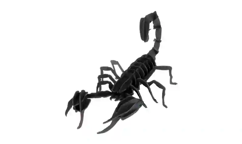 Modelo de papel - Escorpión