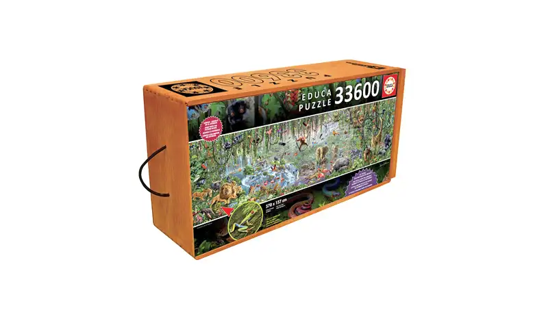 Puzzle 33600 Vida Salvaje - Panorámico - Educa