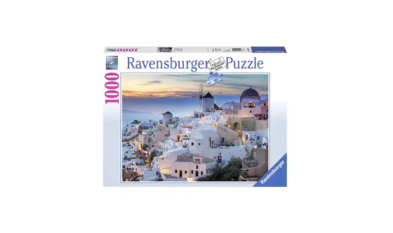Puzzle 1000 Tarde en Santorini - Ravensburger