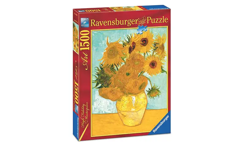 Puzzle 1500 ART Los Girasoles, Van Gogh - Ravensburger