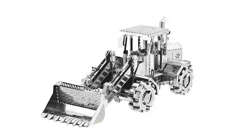Tractor modelo de metal