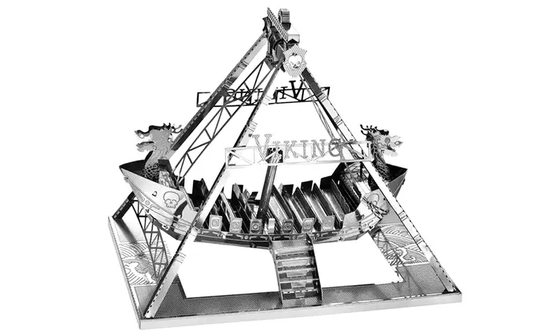 Modelo de metal Barco Vikingo
