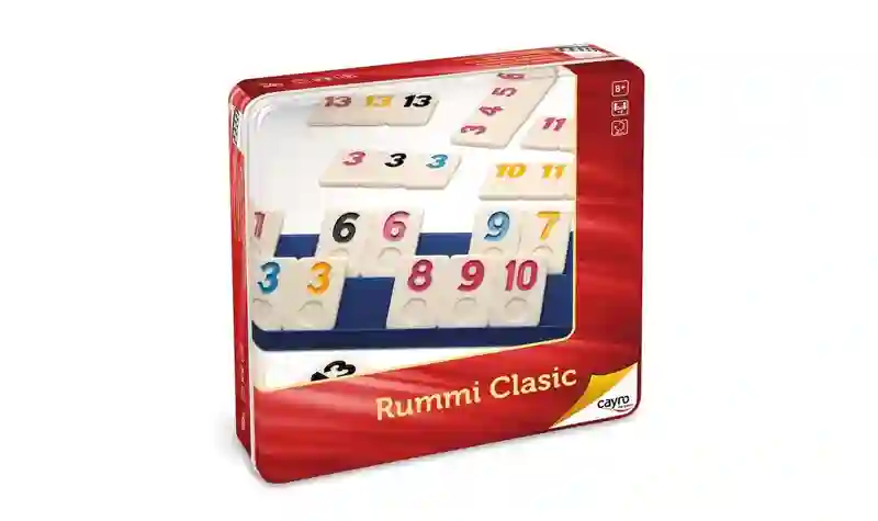 Rummy Grande Caja de Chapa - 4 Jugadores