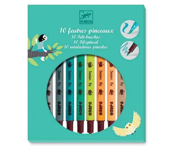 Rotuladores Pincel - Caja Verde