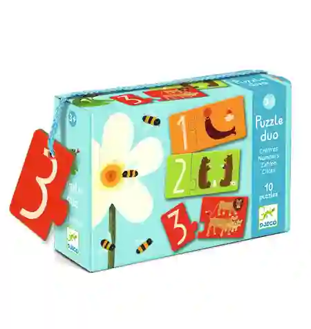 Puzzle DUO de Números - Djeco