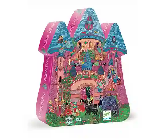 Puzzle 54 SILUETA Castillo Mágico - Djeco