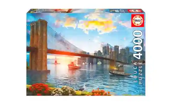 Puzzle 4000 Puente de Brooklyn - Educa