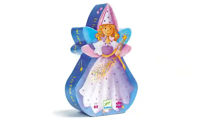 Puzzle 36 Silueta Hada - Djeco