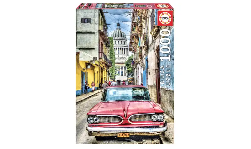Puzzle 1000 Coche en La Habana - Educa
