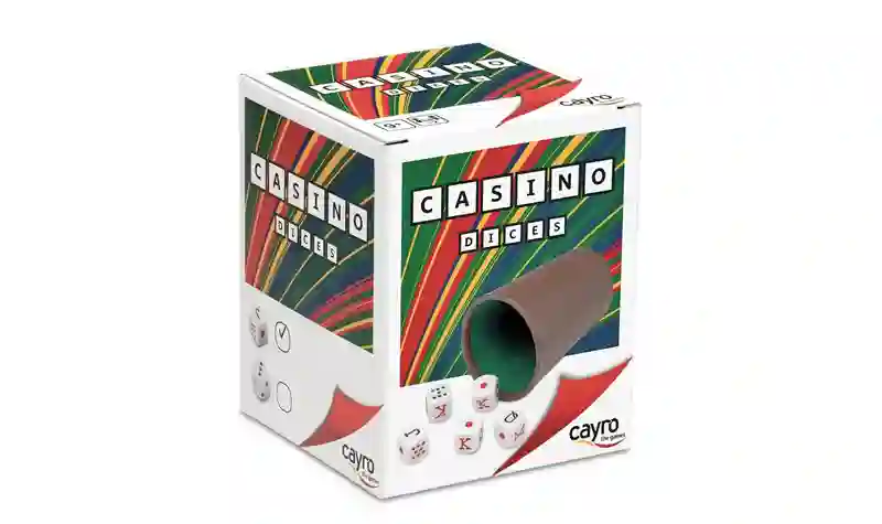 Cubilete Plásstico + Dados Poker