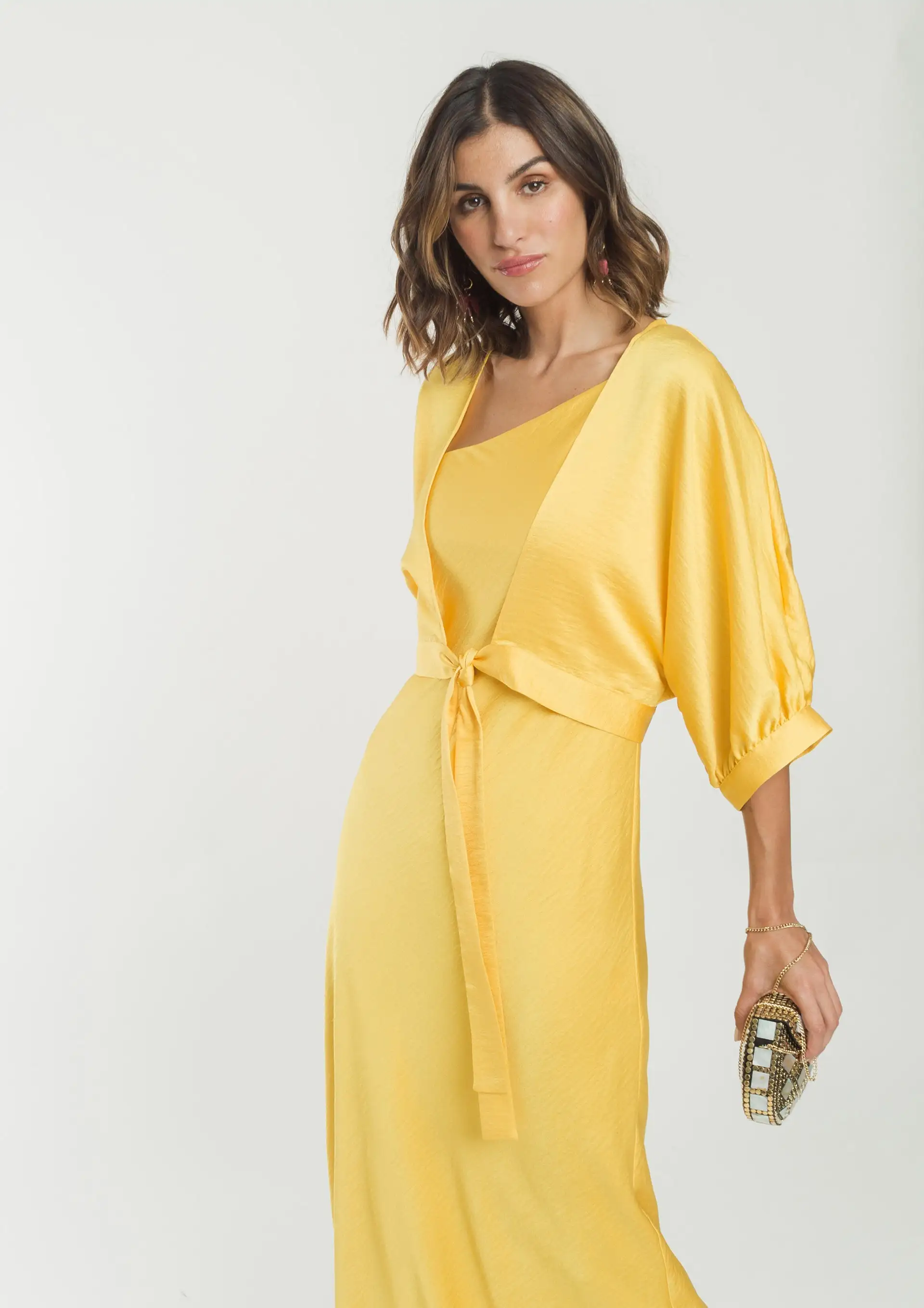 Bolero Alba Count Yellow Satin - Image 2