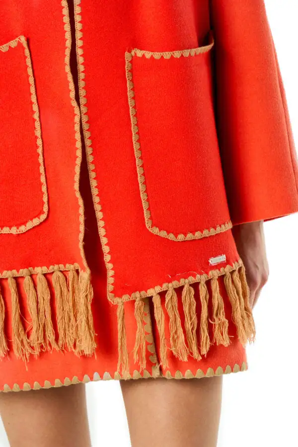 Bufanda NO SECRETS color naranja - Imagen 2
